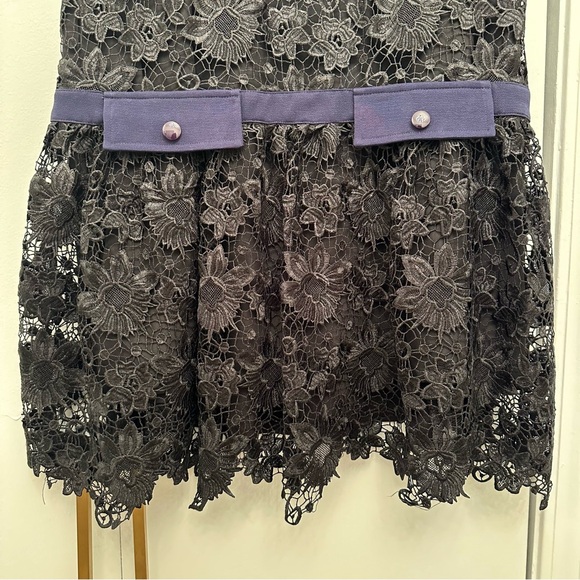 Modern Lace Dress with Back Zipper - Picture 8 of 11